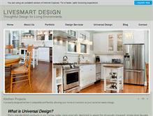 Tablet Screenshot of livesmartdesign.com